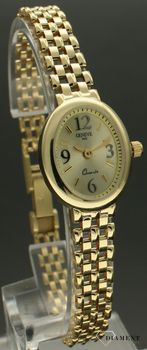 Złoty zegarek Geneve damski 585 biżuteryjna bransoletka 17 gram złota ZG 173 (3).jpg